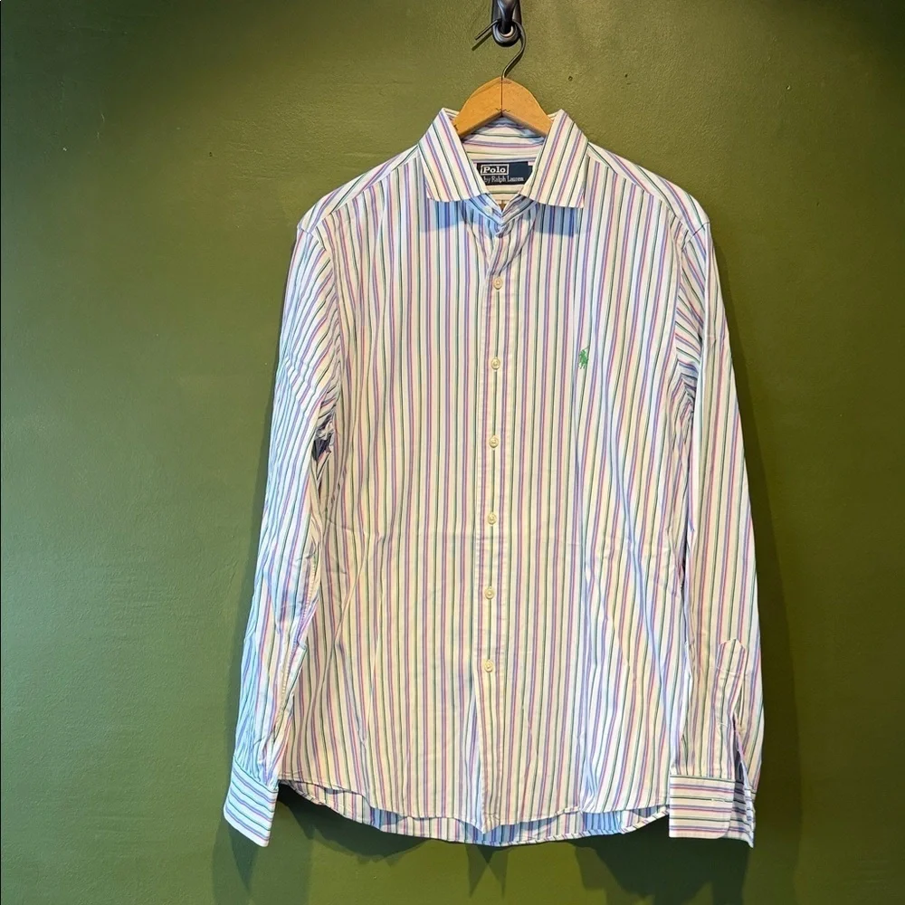 Polo by Ralph Lauren Men's Pastel Striped Shirt